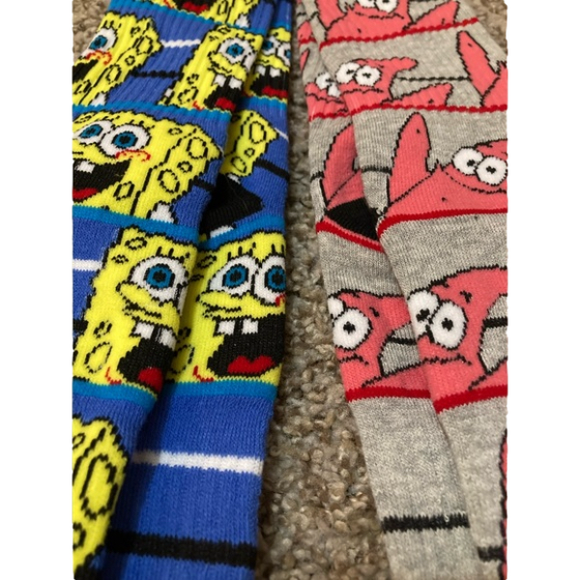 Colorful SpongeBob and Patrick Long Socks - Picture 2 of 9